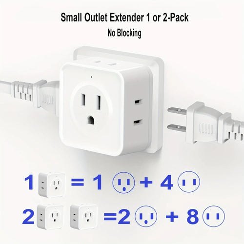 US Plug Wall Outlet Expander